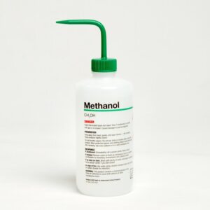 Nalgene™ Right-to-Understand Safety Wash Bottles (Methanol) featuring Globally Harmonized System (GHS) labeling
